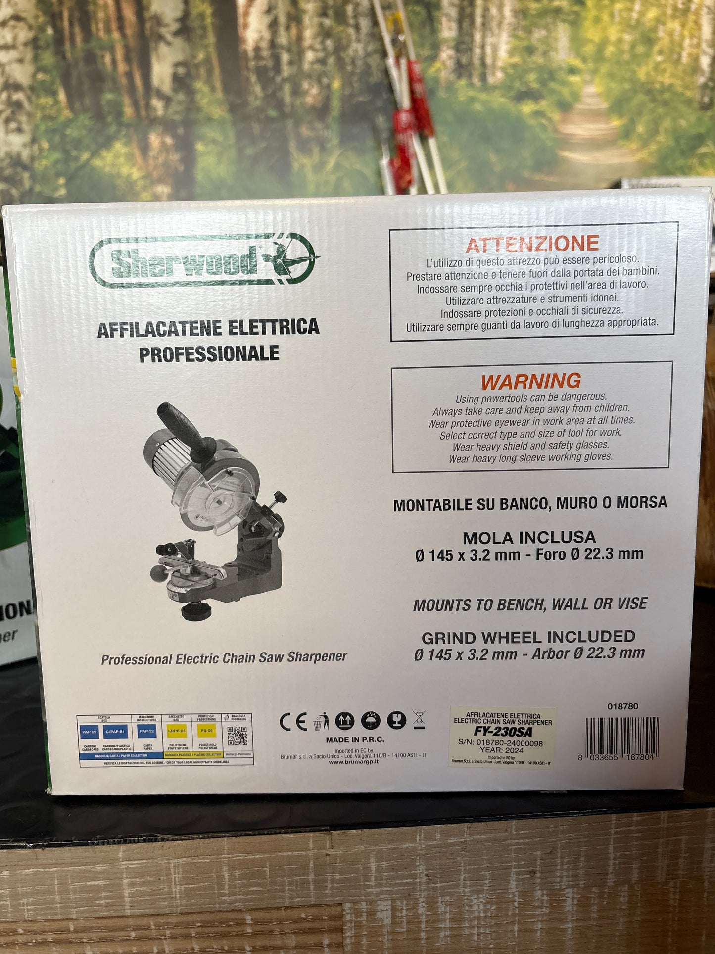 Affilacatene elettrica professionale Sherwood